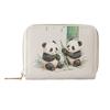 Trendy Panda Minimalist Wallet: Cute Design, Multi-Card Slots, Coin Pocket, Handheld Card Holder.