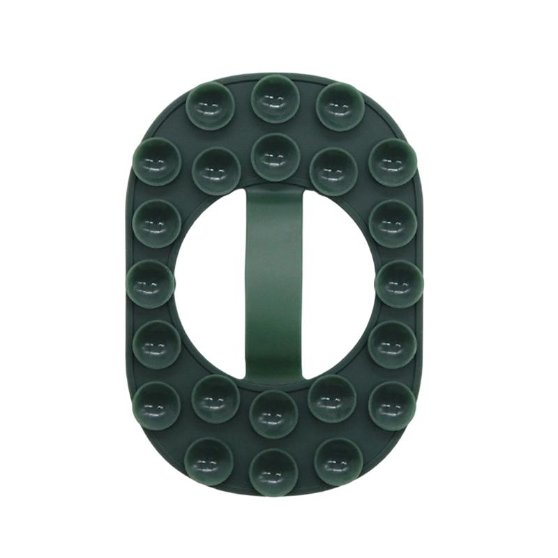 Double Side Silicone Pad For Mobile Phone Fixture Suction Cup Backed Adhesive Silicone Rubber Sucker Pad For Fixed Pad