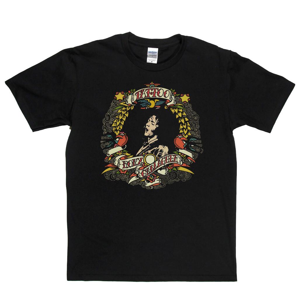 Rory Gallagher Tattoo Unisex T-Shirt S-4XL S разноцветный
