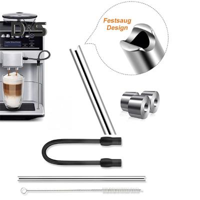 Kit de nettoyage pratique pour Machine à café, 1 ensemble, résistant aux basses températures, tuyau à lait Unique en acier inoxydable et ensemble d'accessoires de brosse de nettoyage