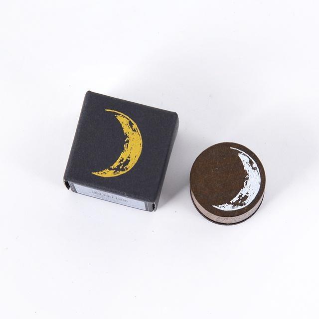 Винтажная серия Moon деревянный штамп DIY крафт деревянные резиновые штампы для скрапбукинга канцелярские товары скрапбукинг стандартный штамп B