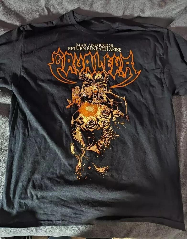 New Popular Cavalera Conspiracy Black T-Shirt Cotton Full Size Unisex T-Shirt S