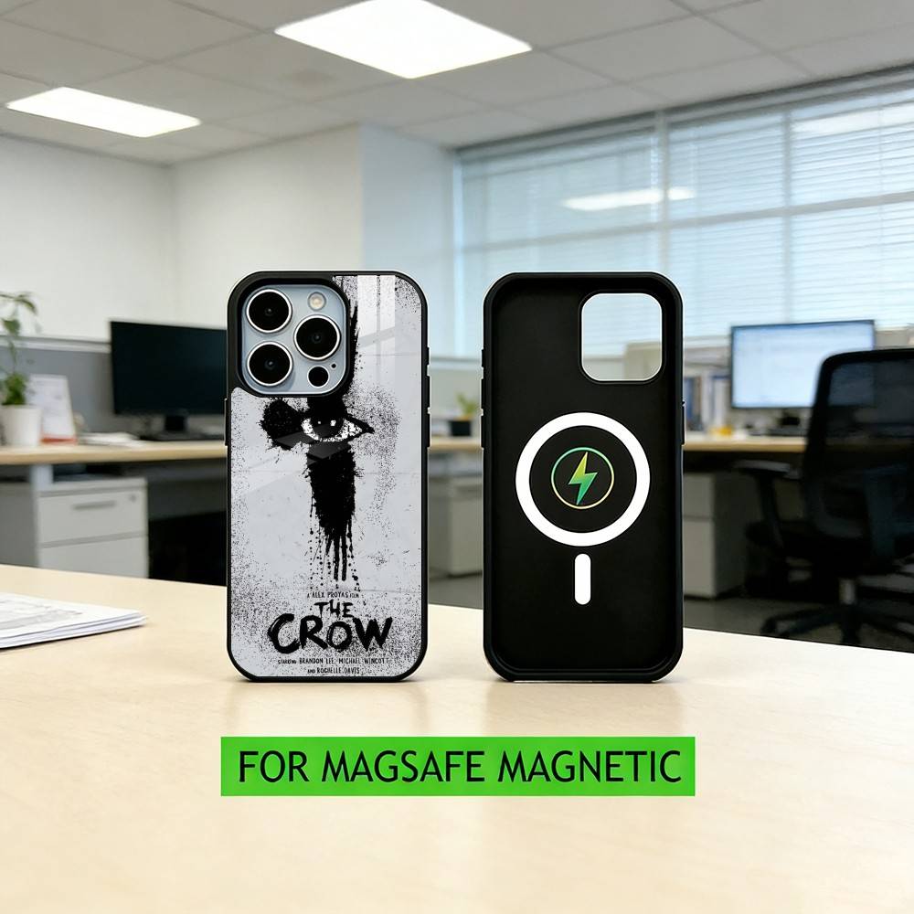 T-THE CROWS T-Thriller Phone Case For iPhone17,16,15,14,13,12,11 Plus,Pro Magnetic For Magsafe Wireless Charging