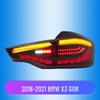 BMW X3 (2018-2021) OLED Dragon Scale Taillight Assembly with Sequential Turn Signal