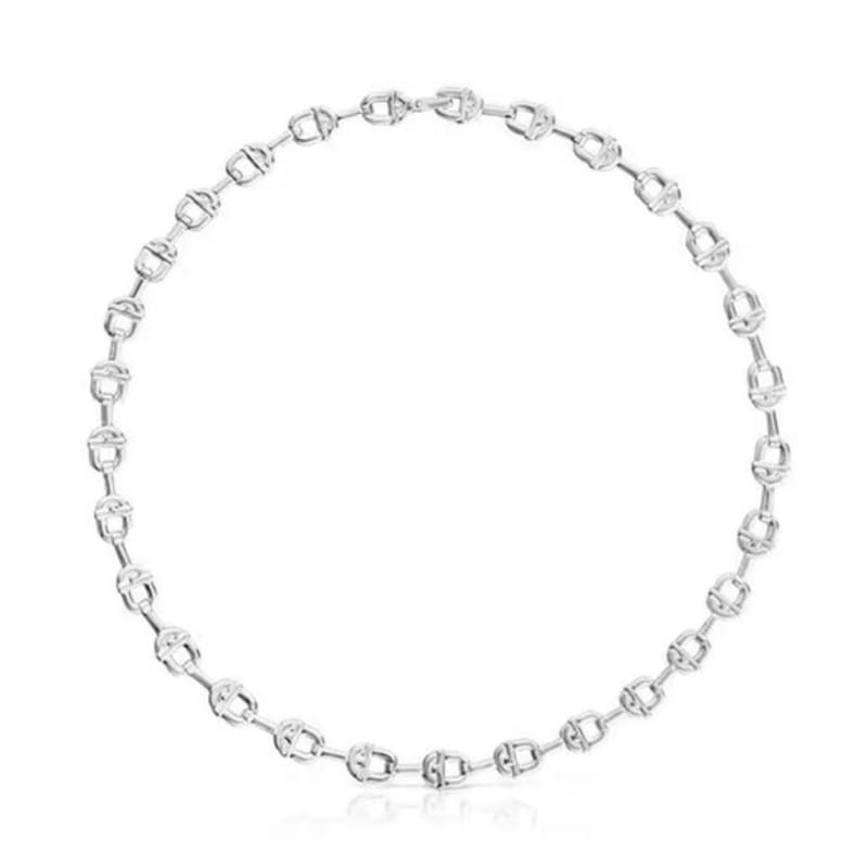 

TOUS Manifesto Short Silver Logo Necklace / TOUS MANIFESTO Short Silver Logo / Necklace / 1004222600 FREE