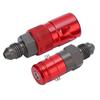 Quick Release Aluminum Alloy Fitting for Brake Line, Oil Fuel Fluid Hose - Red
