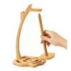 Rotating Wood Yarn Holder Magnetic Yarn Dispenser Thread Spool Holder Desk Knitting Yarn Stand for Knitting Crocheting