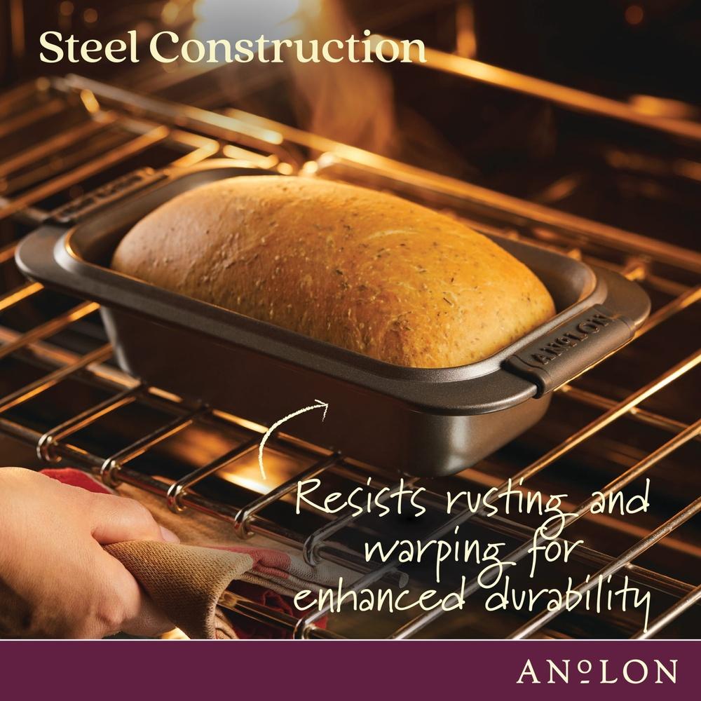 Advanced Nonstick Loaf Pan Bread Pan Dishwasher Safe Meatloaf Baking Kitchen Bakeware Easy Clean Durable Heat Resistant Heavy