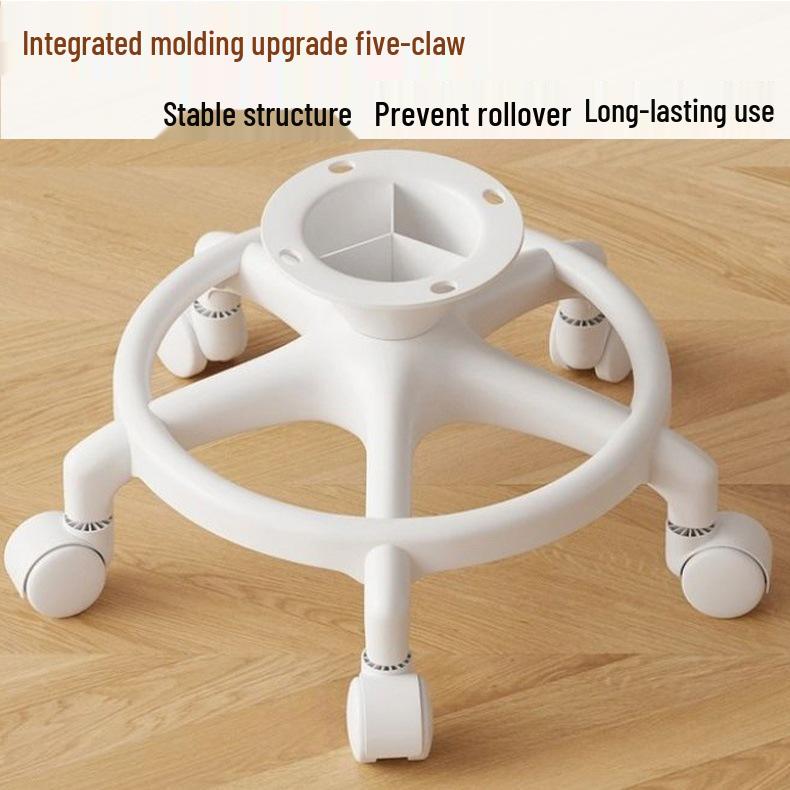 Adjustable Rolling Stool for Kids: Walk Learning, Shoe Changing, Grout Cleaning, Silent Mopping, with Wheels