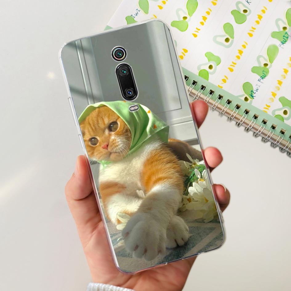 

For Xiaomi Mi 9T Pro Case Mi 9T Cover Popular Flower Transparent Soft Silicone Phone Case For Redmi K20 Pro K 20 Mi9T Pro Bumper Mi 9T
