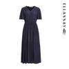 ELLASSAY Summer V-Neck A-Line Midi Dress
