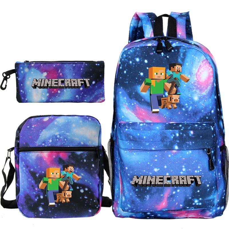 Primary And Secondary School Students Casual Schoolbag Game Merchandise Backpack Set