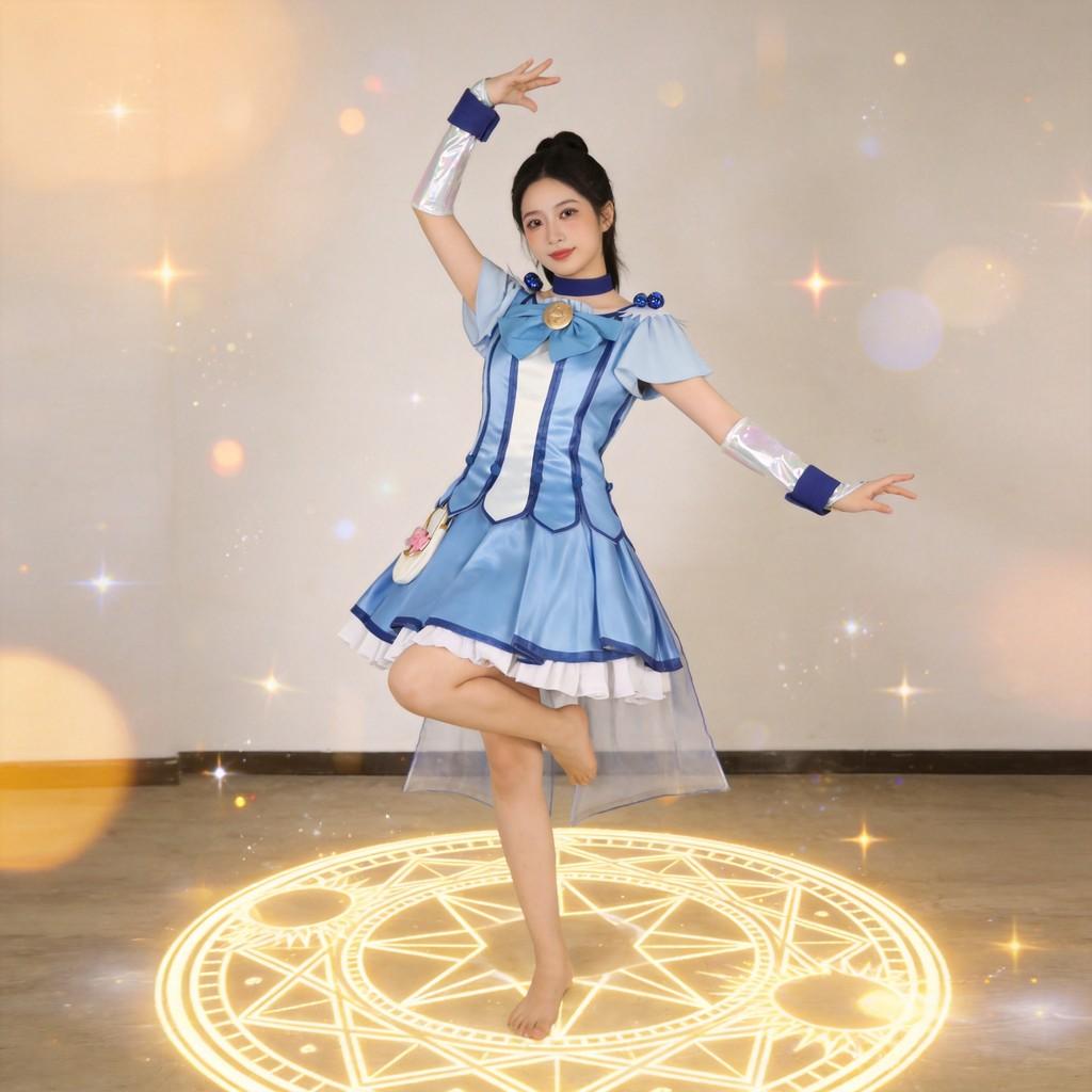 Smile Precure Cure Beauty Cosplay Costume With Polyester Fabric For Anime Role Play And Gift For Teens