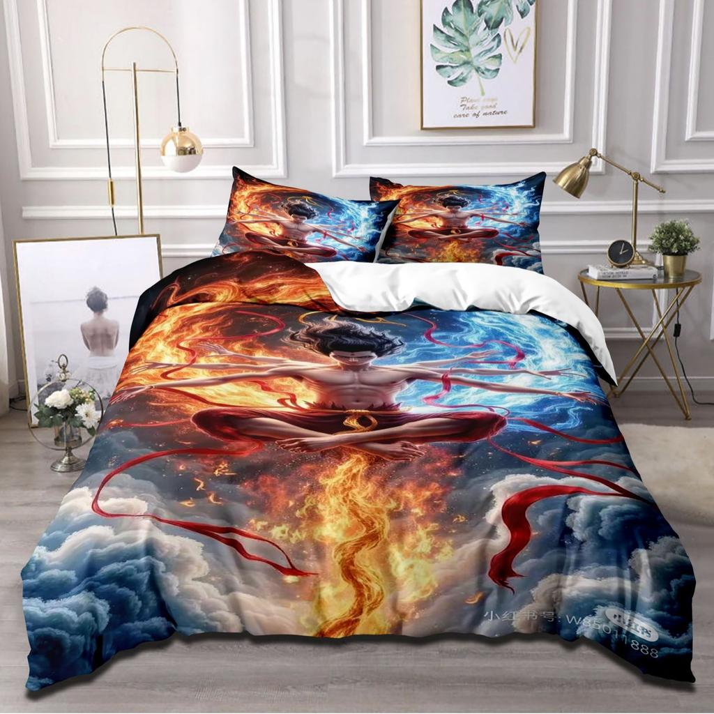 Cartoon Animation Movie Quilt Cover Three-Piece Bedspread