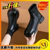 Thick-soled Martin Boots Women's Shoes 2025 New Trend Thin Boots Spring Autumn and Winter Short Boots Women's Single Boots Elastic Mouth