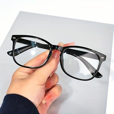 1PCS Fashion Anti-Radiation Eyeglasses Transparent Retro Unisex Computer Glasses Anti-Blue Light Eyewear