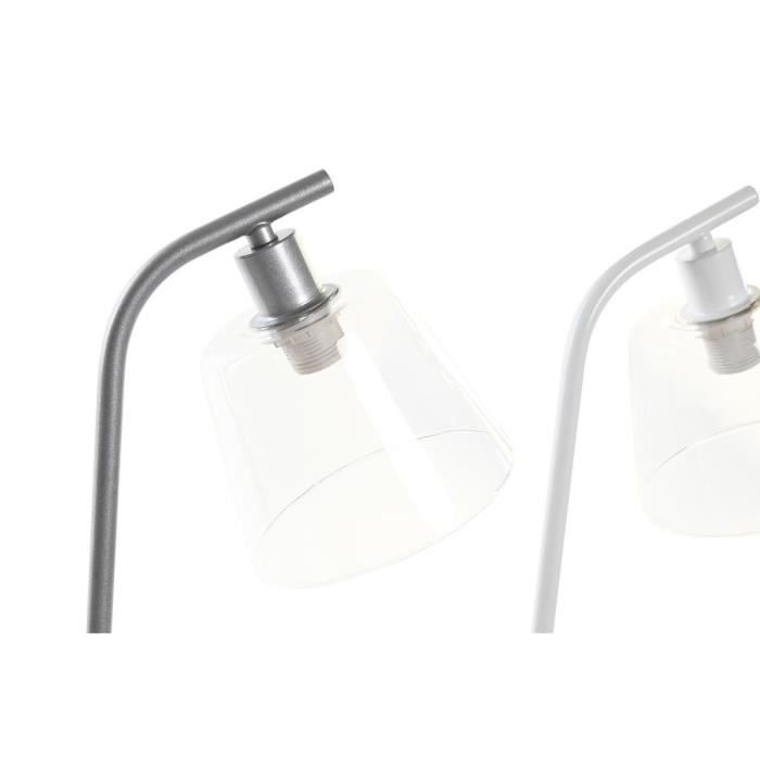 Lampe De Bureau - Urban - 22x15x46 Cm - Métal Et Verre - 25W - 4 Pièces