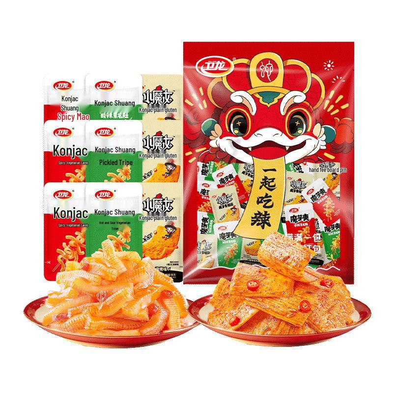 Weilong Spicy Konjac & Seaweed Snacks