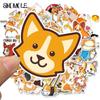 10 30 50PCS Cartoon Welsh Corgi Pembroke Stickers Cute Animals Dog DIY Moto Car Suitcase Laptop Skateboard Graffiti Sticker F5