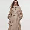 ELLE Women's Long Trench Coat