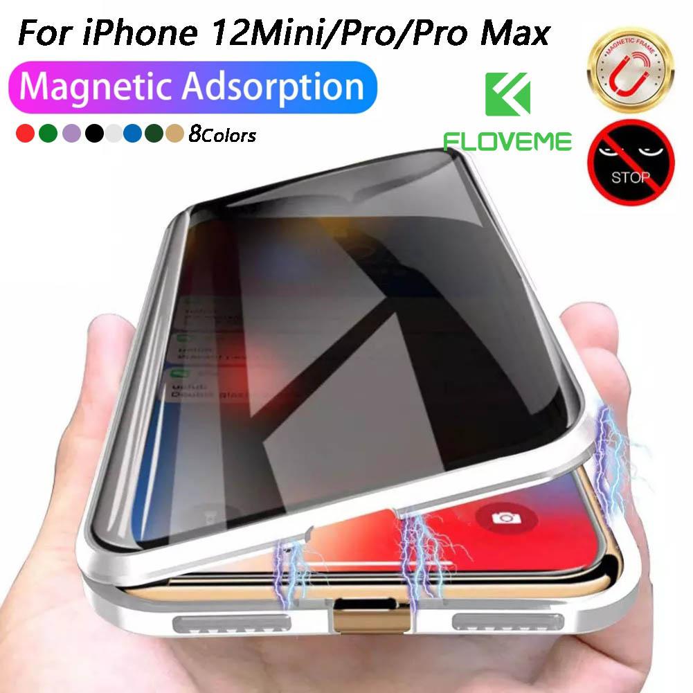Buy For iPhone 12 Pro Max Privacy Glass Case Double Sided Tempered