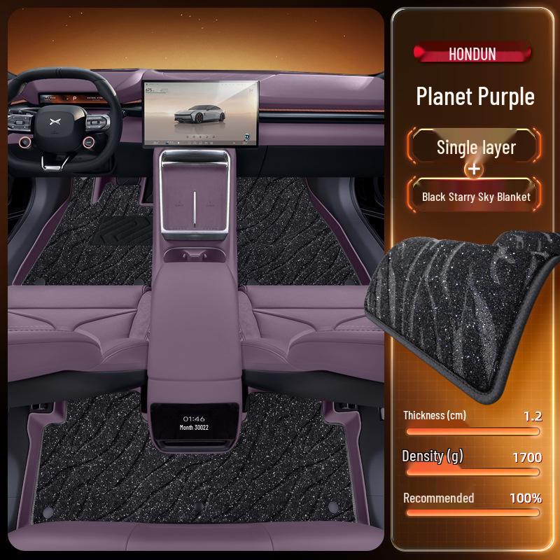 XPeng P7 2025 TPE Floor Mats: Complete Car Interior Carpet Set