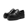 British men's shoes casual leather shoes niche lace-up Korean version heightened platform black Martin Shadby shoes 59006-R