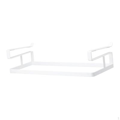 Cabinet Hanging Basket Coat Hanger Storage Durable Practical Punch Free Rag