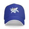 Hummingbird Lily Print Baseball Cap Unisex Adjustable Outdoor Sports Casual Trucker Hat