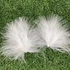 2Pcs Feather Hair Clip Faux Pearl Rhinestone Hairpin Party Headwear Headdress