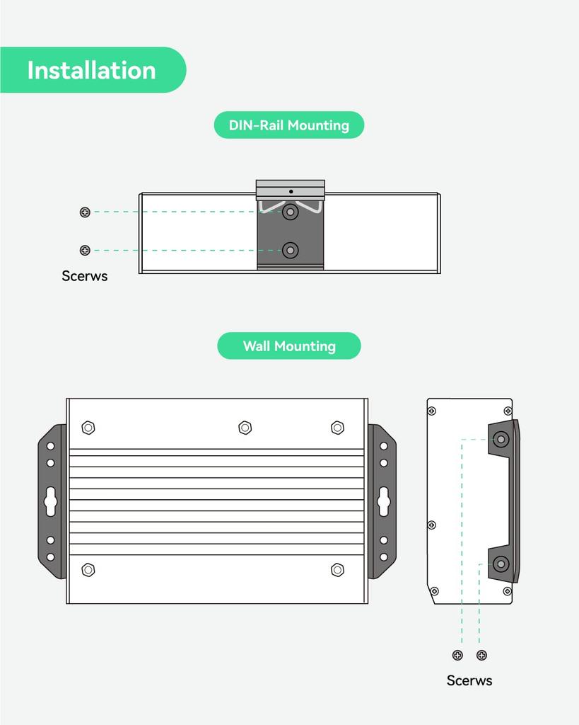 LINOVISION 1000Mbps L2 Management BT90W Total POE Budget Support Industrial Design 8-port POE, Switch, 2-port 1G/2.5GSFP, 4-port POE, 360W, 2-layer
