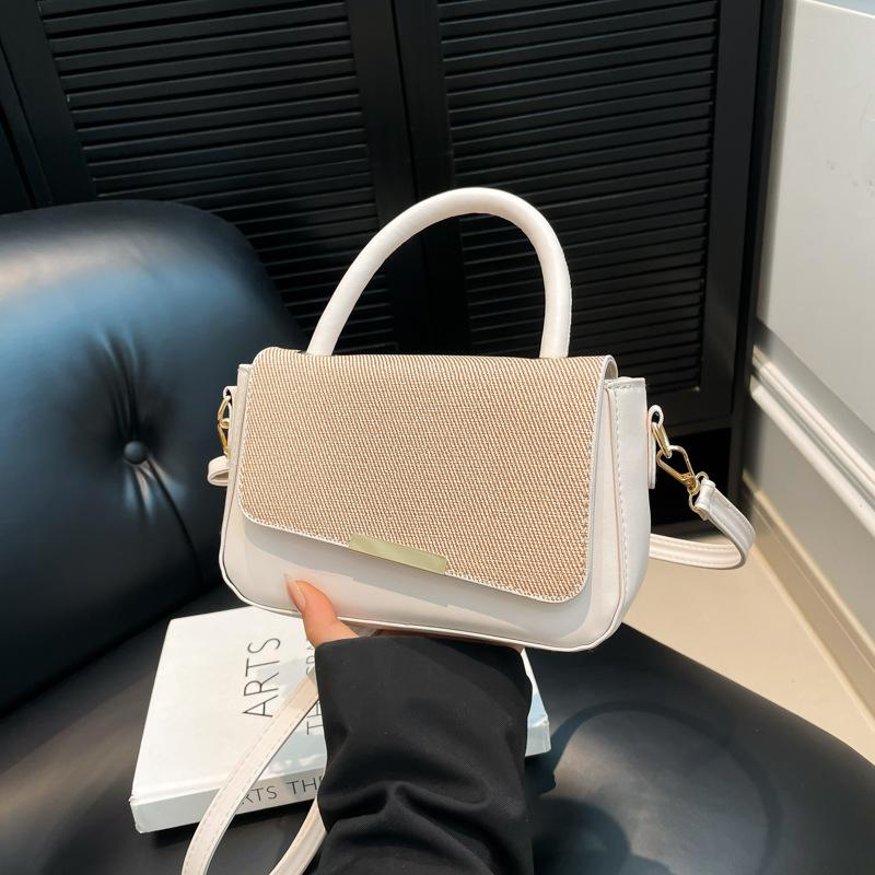 Trendy Texture, Personalized Design, New Style, Fashionable and Simple, Casual Temperament, Commuting Shoulder Crossbody Handbag