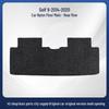 Black Nylon Floor Mats for Volkswagen Golf 8 (2014-2020) - Full Coverage, Dirt-Resistant.