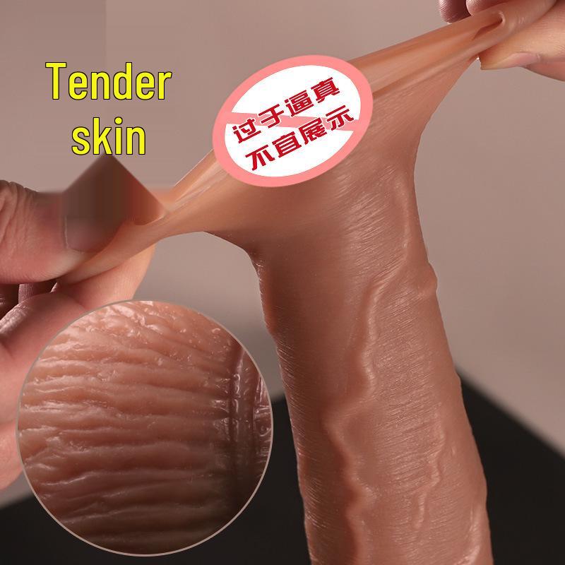 Long Love Women's Silicone Masturbator - Soft, Non-Electric, Realistic Adult Sex Toy