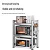 Extendable 3-Tier Kitchen Microwave Oven Storage Rack