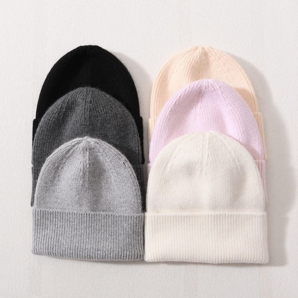 Large children's hat rabbit velvet classic striped knitted hat autumn and winter soft cute outdoor wool hat to keep warm