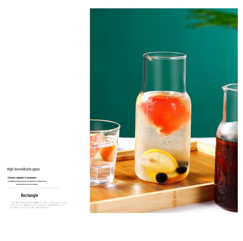 Japanese Transparent Glass Cup for Brewing Tea or Cold Drinks