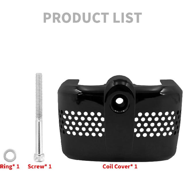 Ignition Coil Cover Fit for Harley Softail Breakout FXBR Fat Boy FLSTF Street Bob FXDB Low Rider S FXLRS 18-2025 Road King FLHR Street Glide FLHX