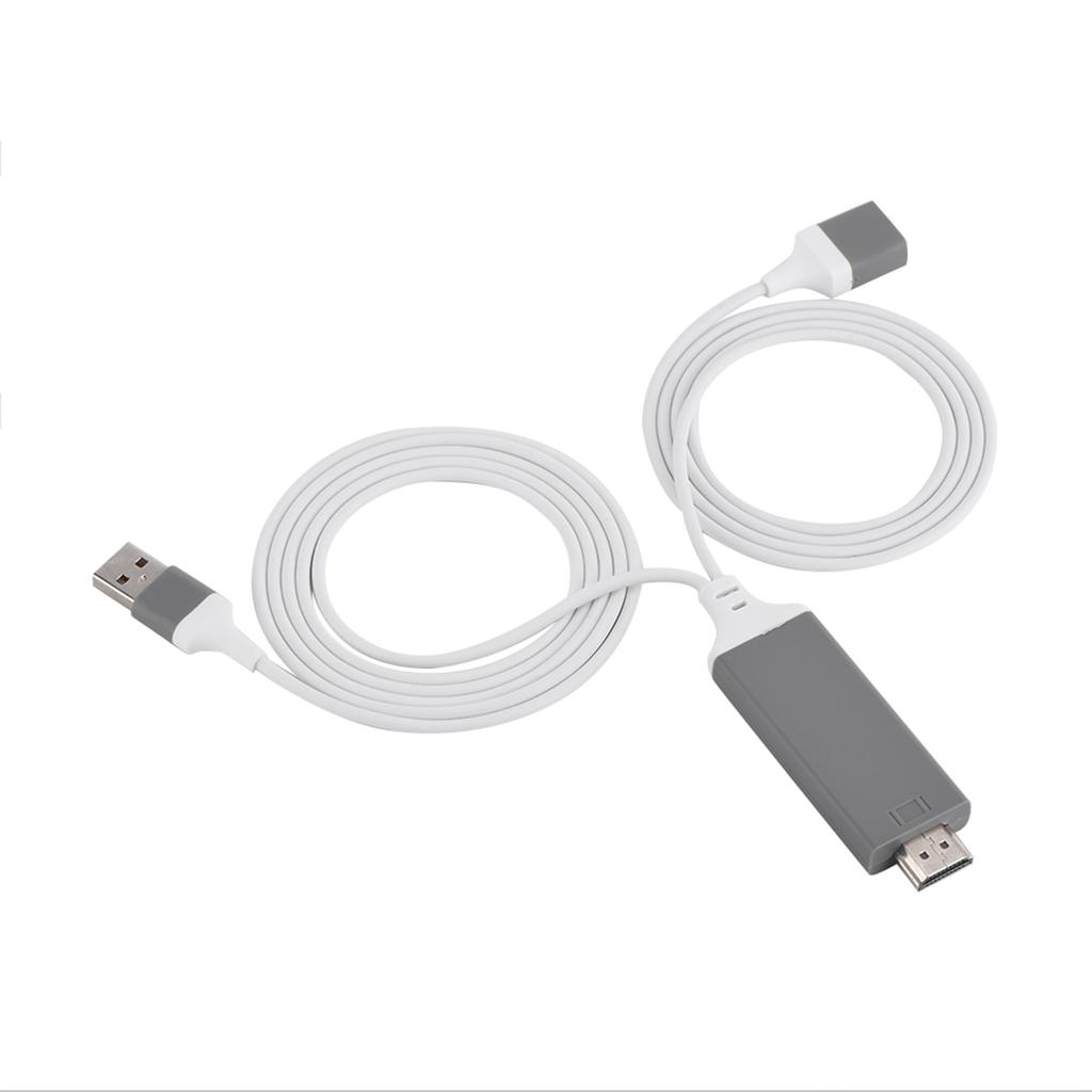 3 Colors Phone To HDMI Cable for IOS Interface Digital AV Adapter 1080P Plug Play for IOS Android