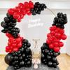 Black Red Balloons Arch Kit Red Balloon Garland New Year 2026 Graduation Birthday Party Baby Shower Wedding Decoraiton Globos