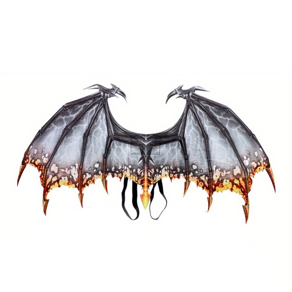 

Elastic Band Halloween Dragon Wing Non-woven Fabric Cosplay Wing Costume Kids чёрный