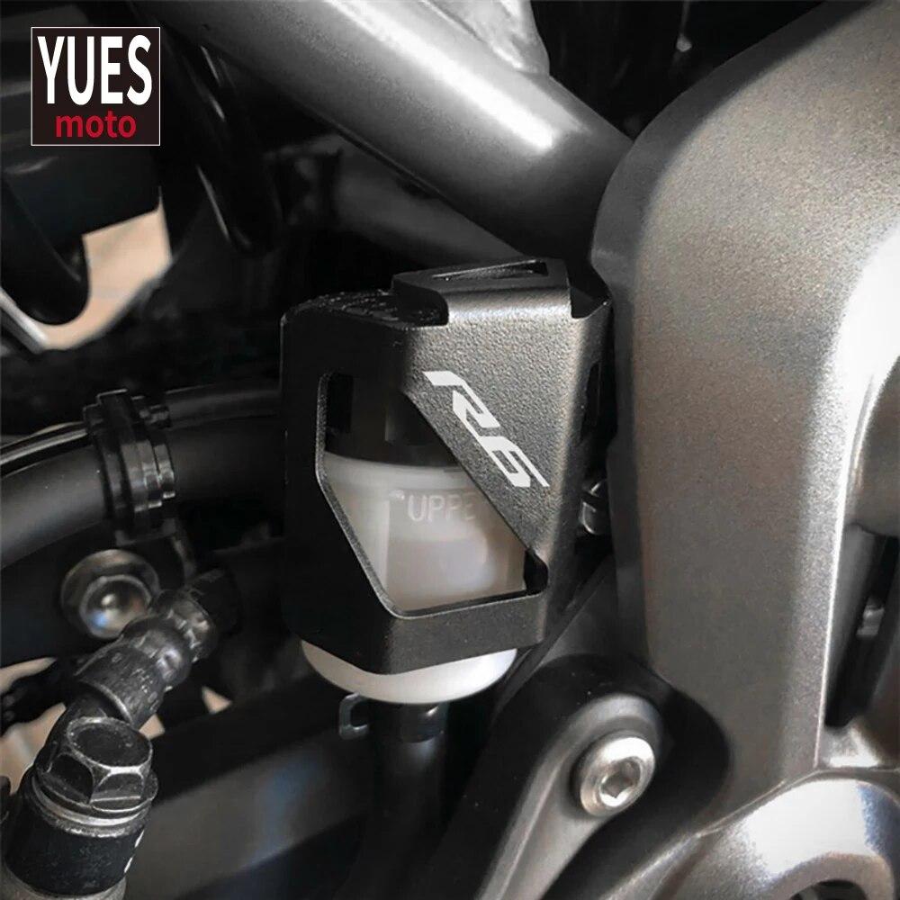 Motocyklové příslušenství CNC Zadní Kryt Ochranný Kryt Nádobky na Brzdovou Kapalinu Pro yamaha YZF R6 YZFR6 YZF-R6 2009-