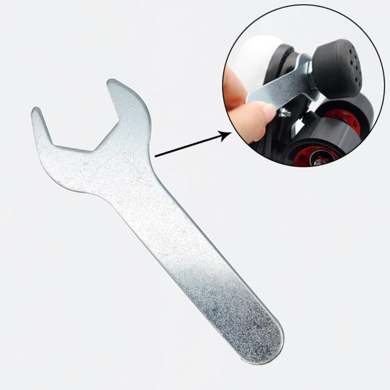 2pcs Rubber Brake Stops Block Replacement With Wrench Adjustable High Elastic Roller Skates Wheel