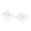 2Pcs PVC Erase Whiteboard Sticker Self Adhesive Whiteboard for School Office Home 11.8 X 15.8in