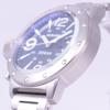 SEALANE Men's SE32-MBL (20atm Waterproof Watch Sun Flame) Round Watch Silver Stainless Analog