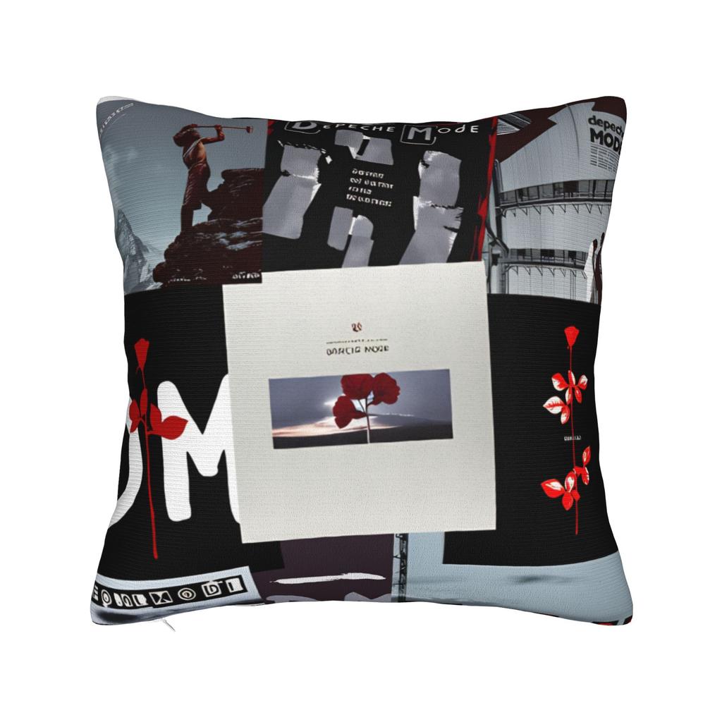 Depeches Band Mode Pillowcases Novelty Pillow Case For Living Room Bed Chair Comfy Pillow Cover