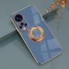 Luxuey Plating Gloss Surface Silicone Phone Case For Honor 300 200 Pro Smar Lite Ultra X9 8 7A B C 360° Rotate Ring Holder Cover