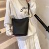 2025 New Senmeng Trend Handbag Women's Bucket Bag Niche Design One Shoulder Crossbody Textured Chain Bag