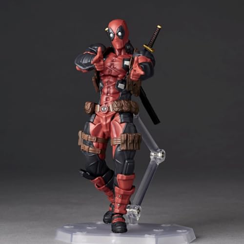 Kaiyodo Revoltech Amazing Yamaguchi Deadpool Ver. 2.5, Approximately 170mm Tall, Non-scale PVC & ABS Painted Action Figure