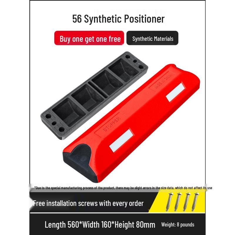 Rubber Parking Space Wheel Stopper and Positioner
